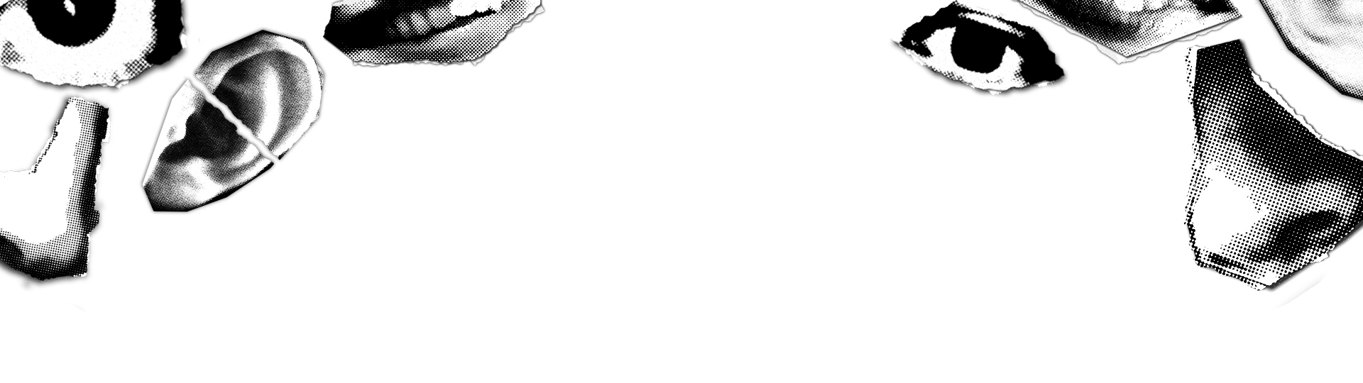 Set de bocas, ojos, narices y orejas